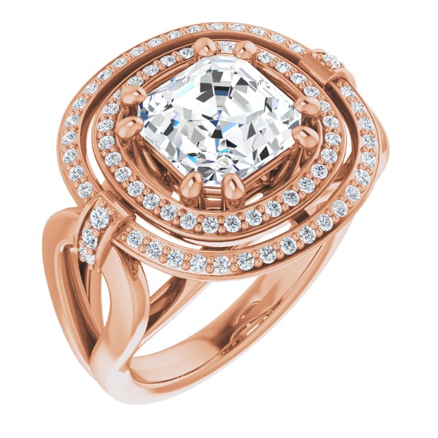 Asscher Ring Mounting