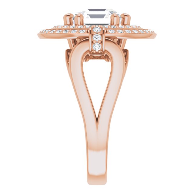 Asscher Ring Mounting