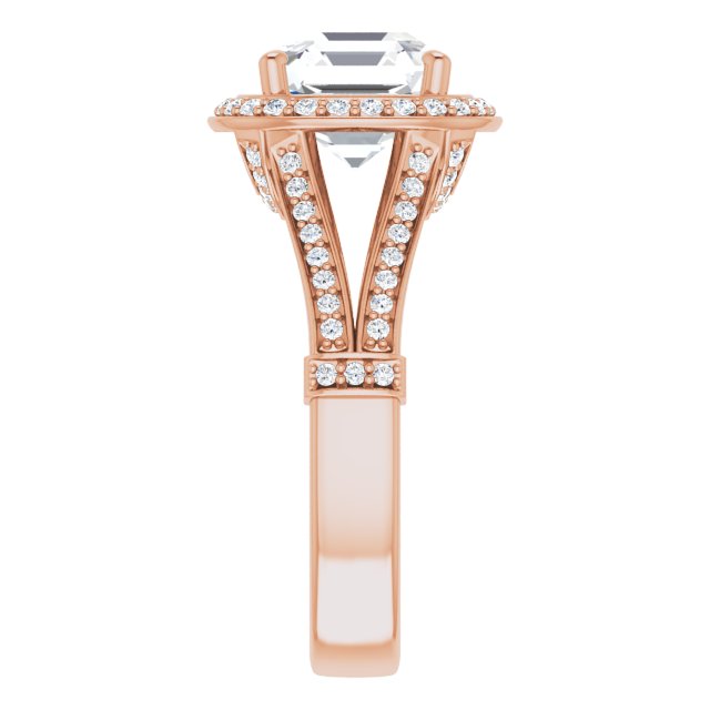 Asscher Ring Mounting