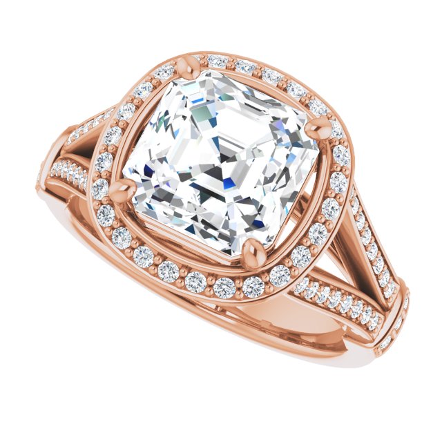 Asscher Ring Mounting
