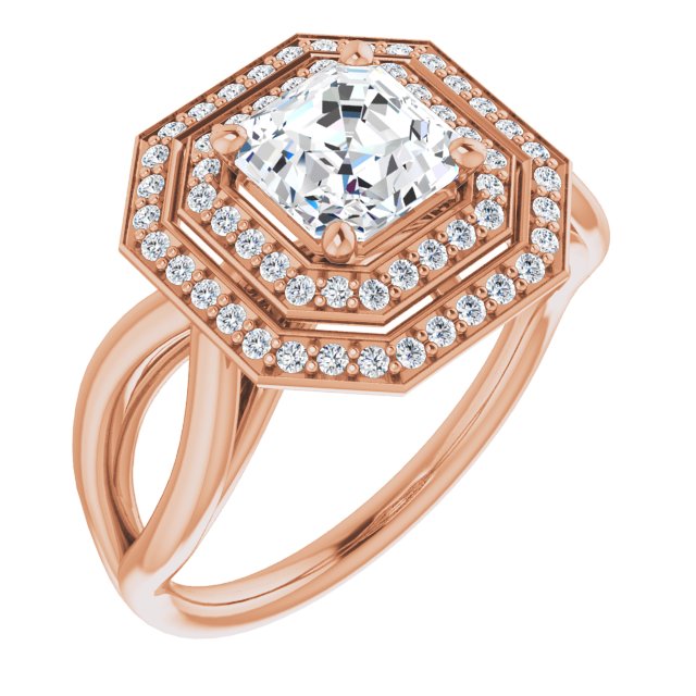 Asscher Ring Mounting