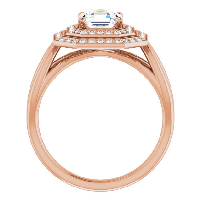 Asscher Ring Mounting