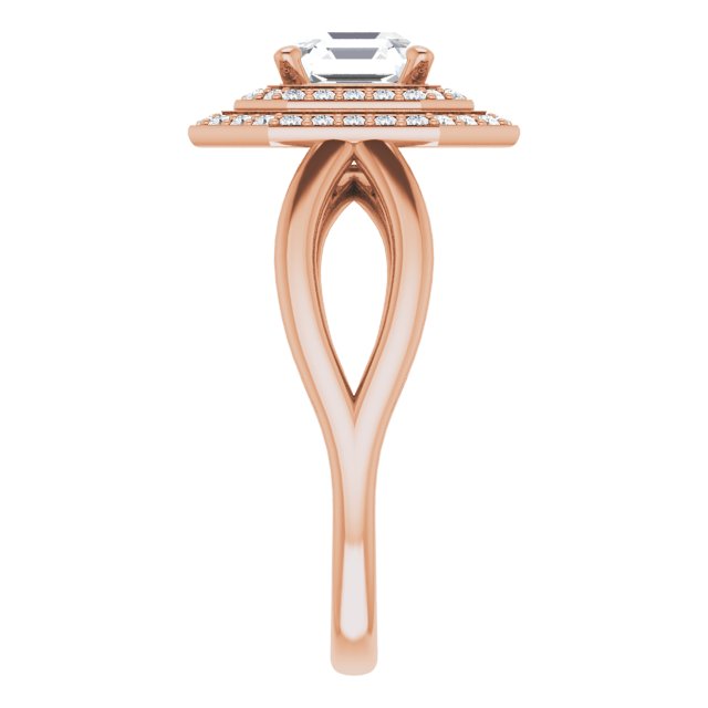 Asscher Ring Mounting