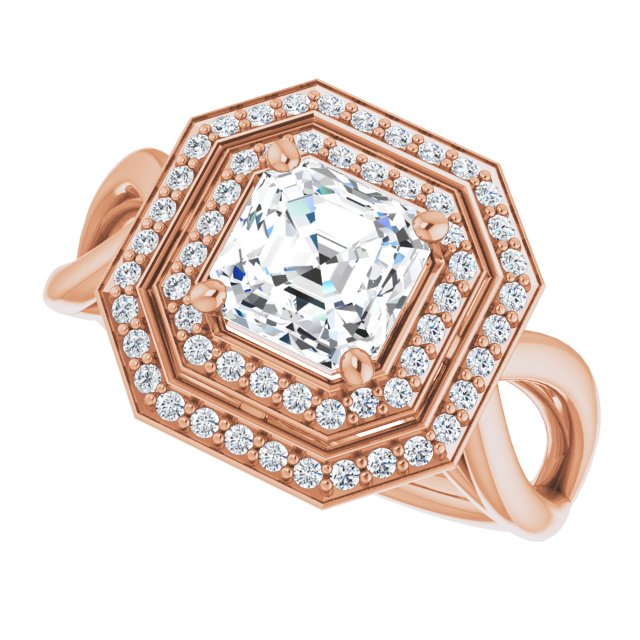 Asscher Ring Mounting