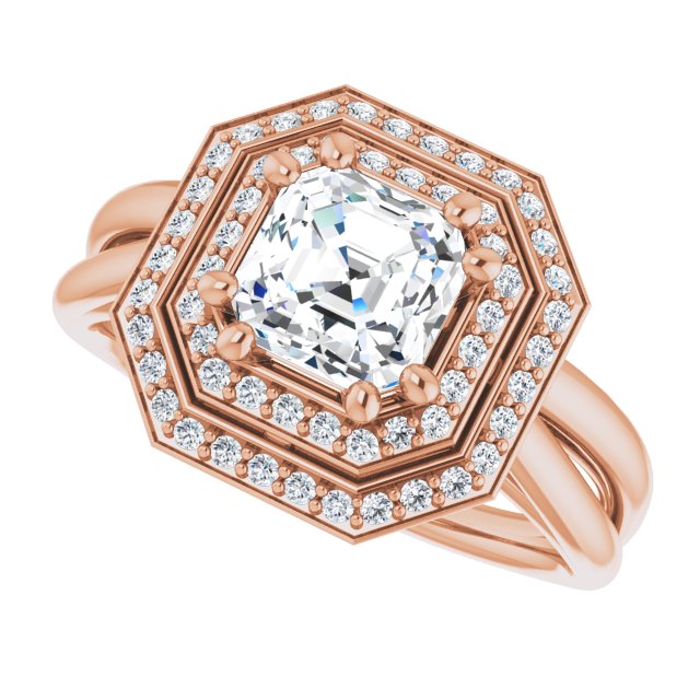 Asscher Ring Mounting