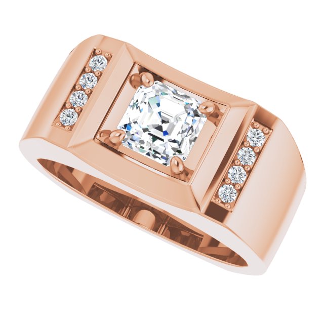 Asscher Ring Mounting