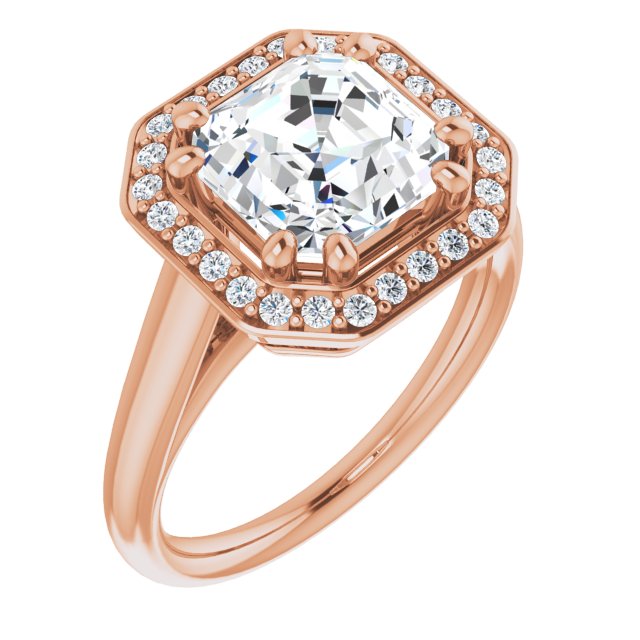 Asscher Ring Mounting
