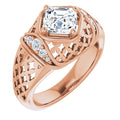 Asscher Ring Mounting