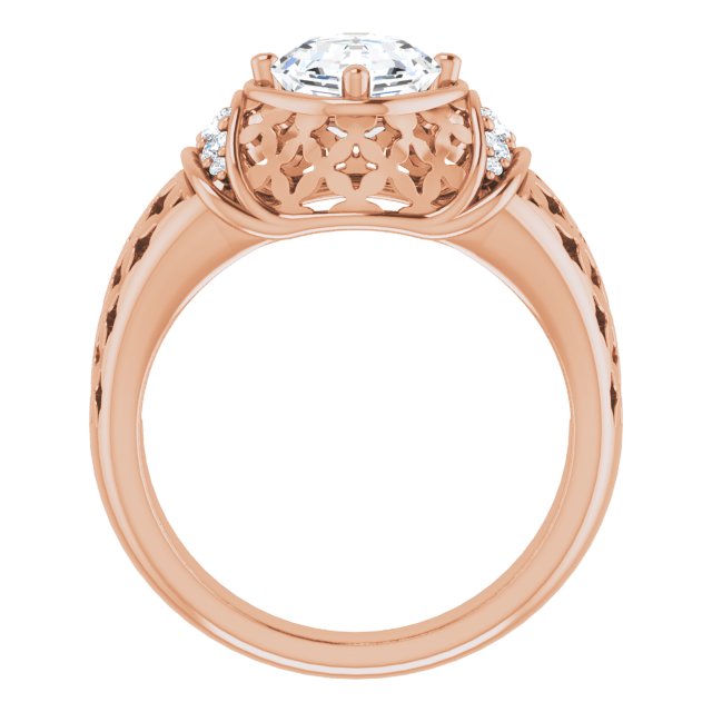 Asscher Ring Mounting