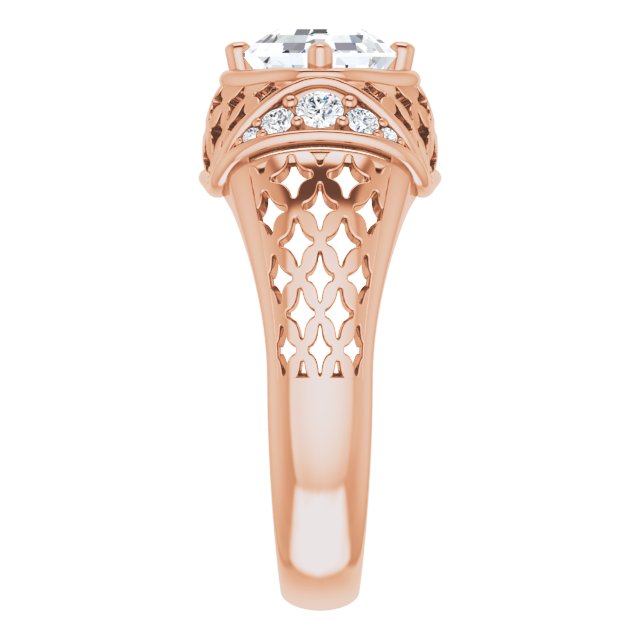 Asscher Ring Mounting