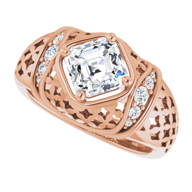 Asscher Ring Mounting
