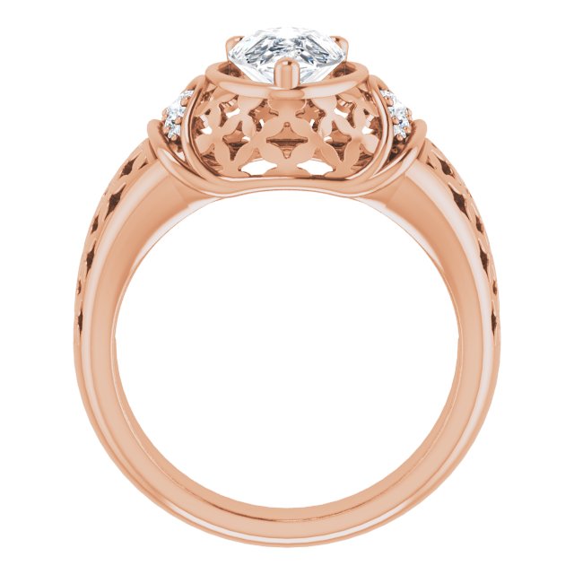 Pear Ring Mounting