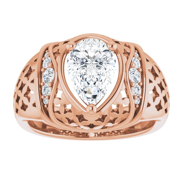 Pear Ring Mounting