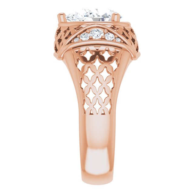 Pear Ring Mounting