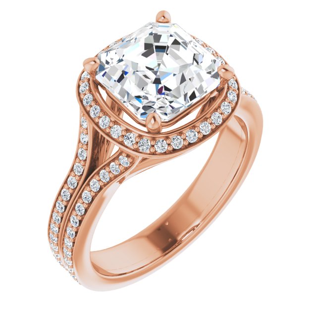 Asscher Ring Mounting