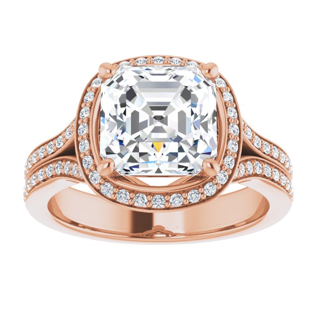 Asscher Ring Mounting