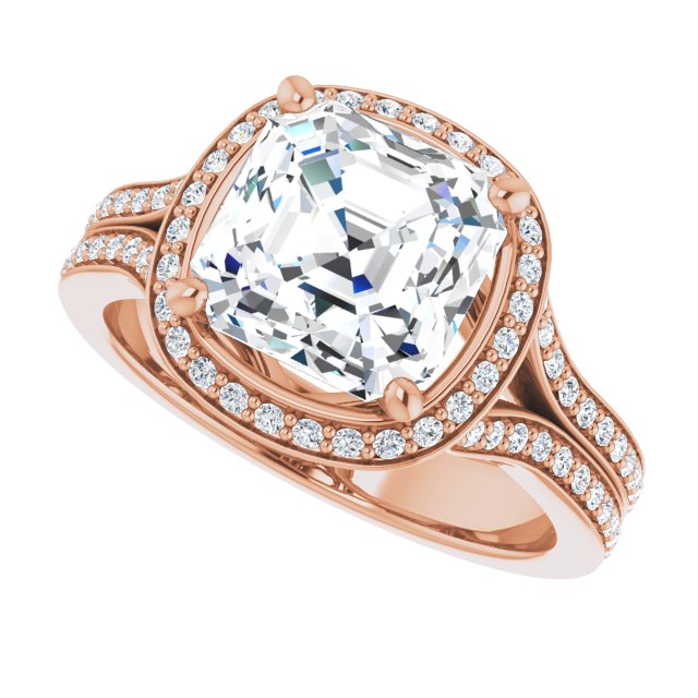 Asscher Ring Mounting