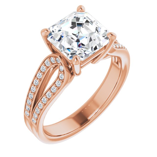 Asscher Ring Mounting