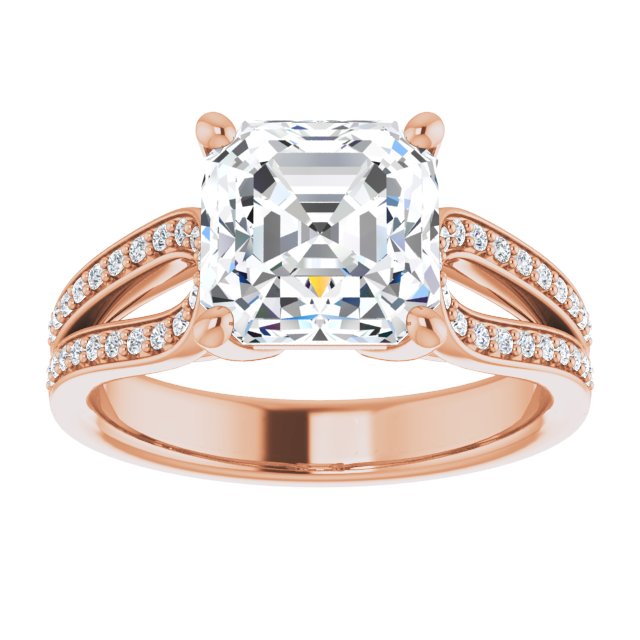 Asscher Ring Mounting