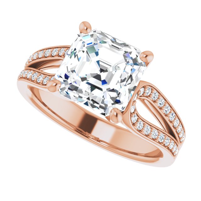 Asscher Ring Mounting