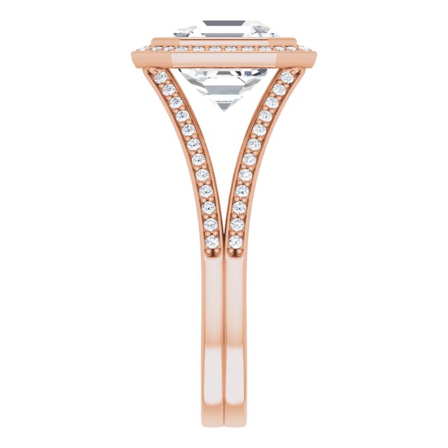 Asscher Ring Mounting