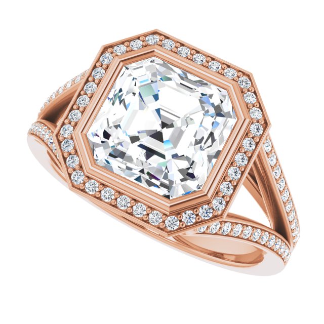 Asscher Ring Mounting
