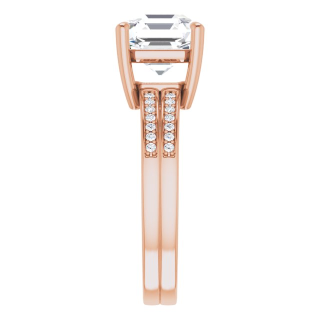 Asscher Ring Mounting