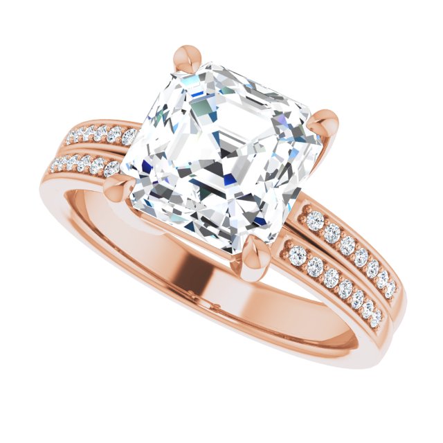 Asscher Ring Mounting
