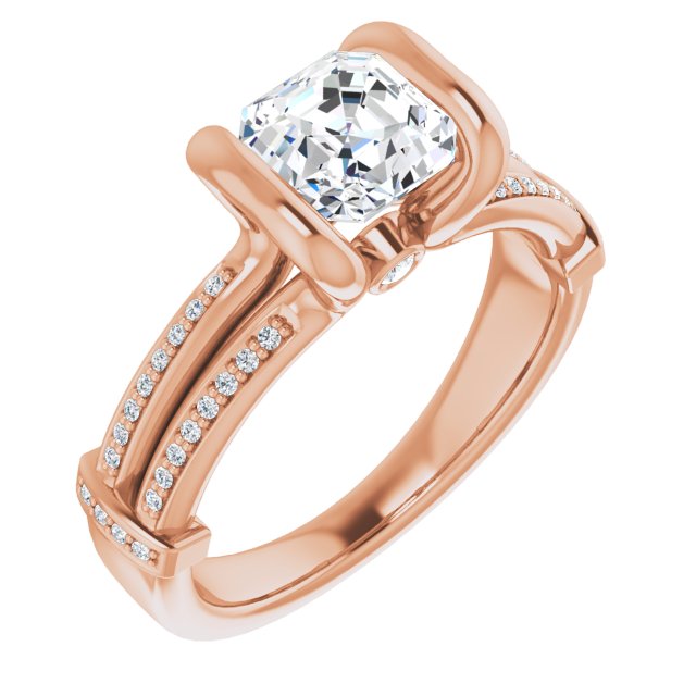 Asscher Ring Mounting