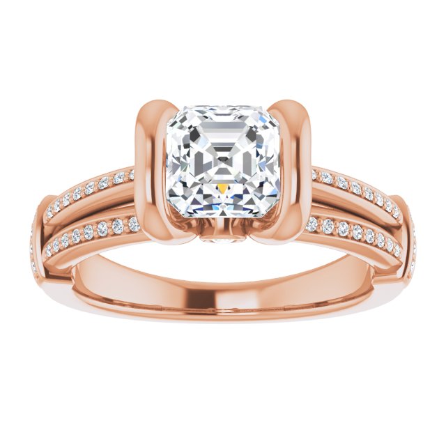 Asscher Ring Mounting