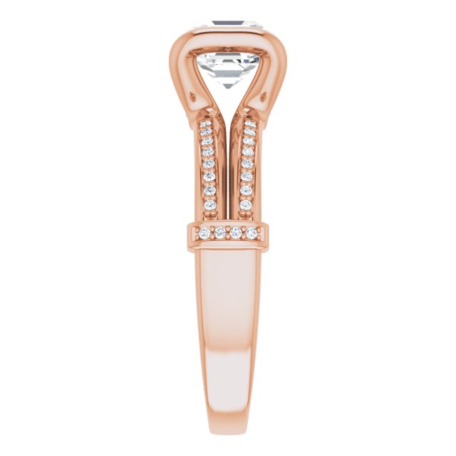 Asscher Ring Mounting