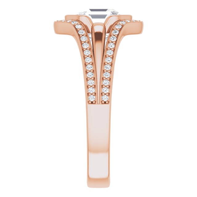 Asscher Ring Mounting