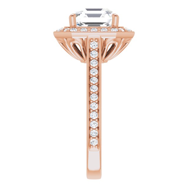 Asscher Ring Mounting