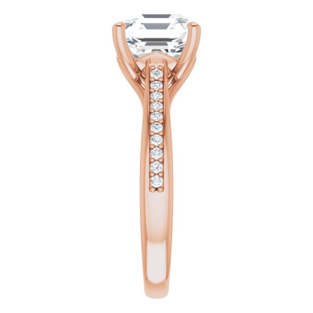 Asscher Ring Mounting
