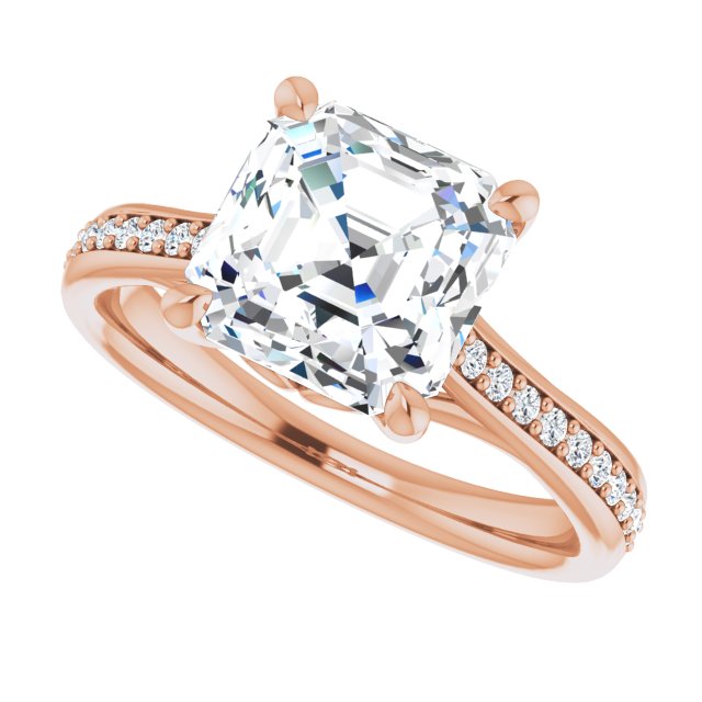 Asscher Ring Mounting