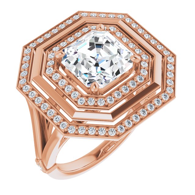 Asscher Ring Mounting