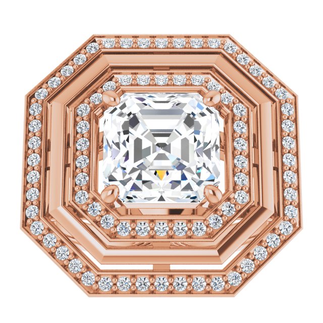 Asscher Ring Mounting