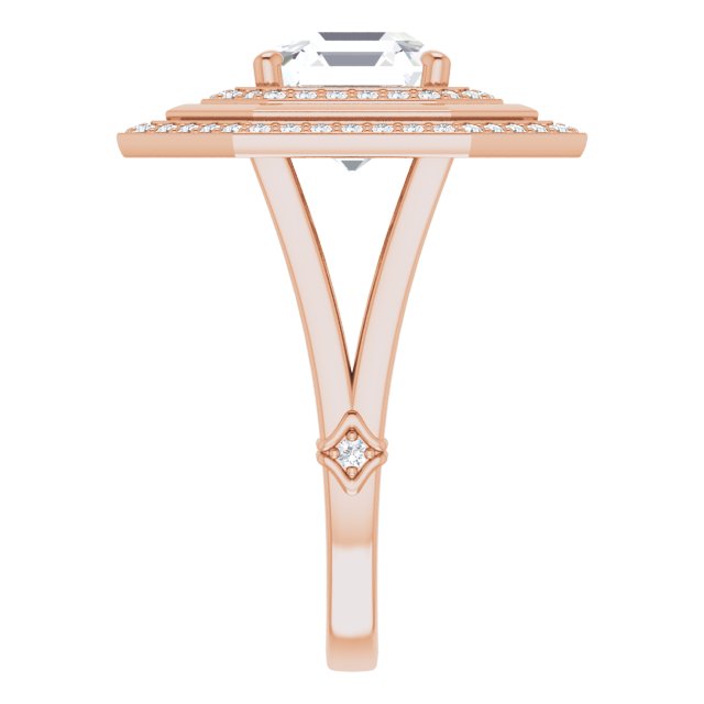 Asscher Ring Mounting