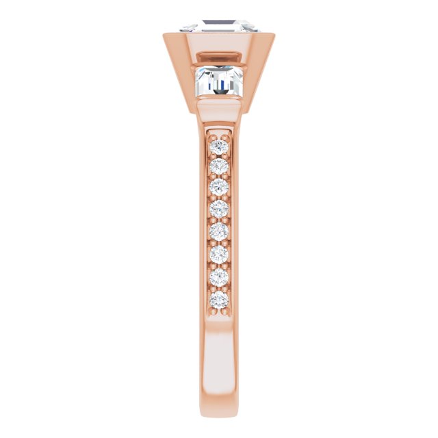 Asscher Ring Mounting