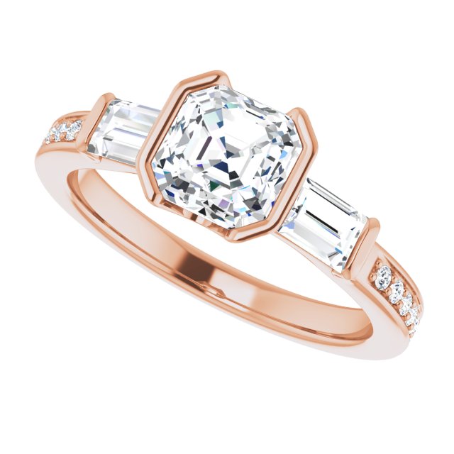 Asscher Ring Mounting