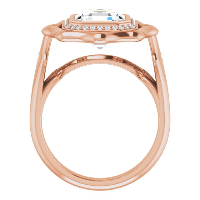 Asscher Ring Mounting