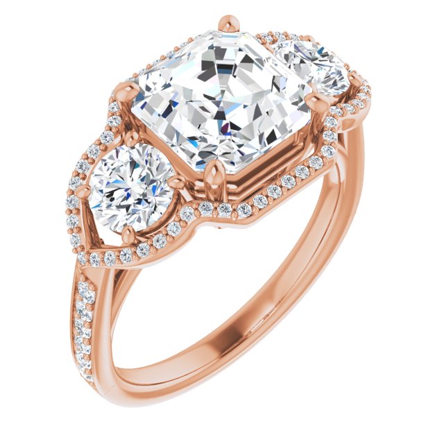 Asscher Ring Mounting