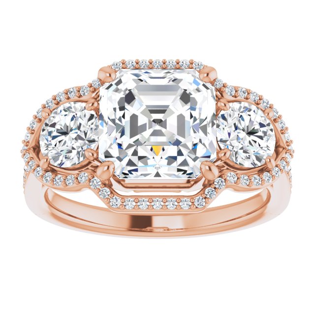 Asscher Ring Mounting