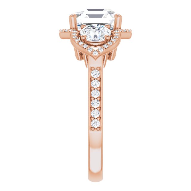 Asscher Ring Mounting