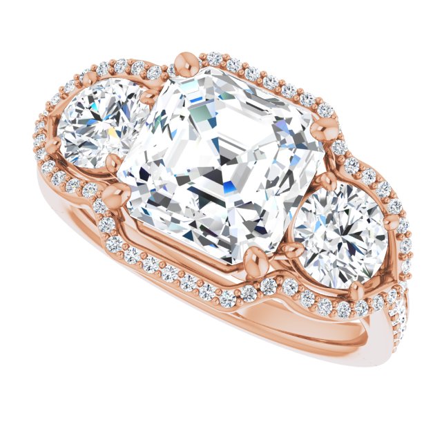 Asscher Ring Mounting