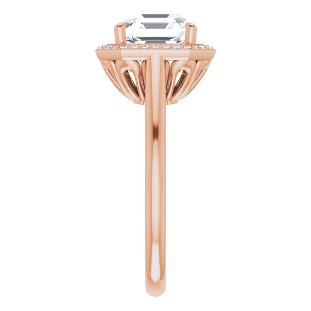 Asscher Ring Mounting