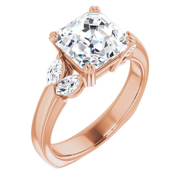 Asscher Ring Mounting