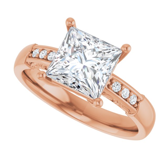 Square Engagement Ring Mounting