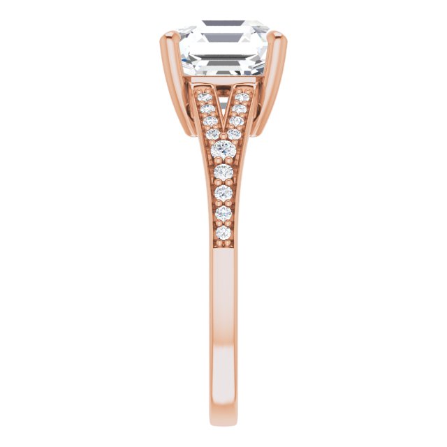 Asscher Ring Mounting