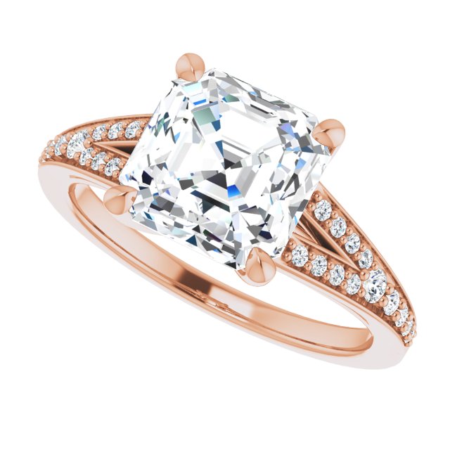 Asscher Ring Mounting